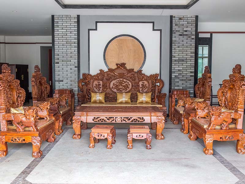 瑞金老旧红木家具保养维修
